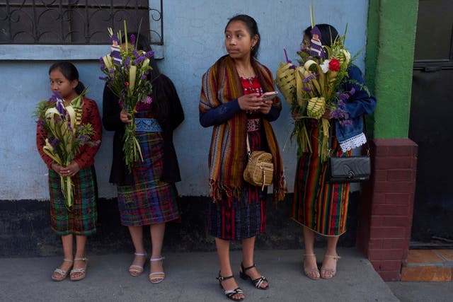 <p>APTOPIX Guatemala Palm Sunday</p>