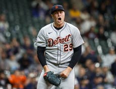 Skubal brilla mientras los Tigers ganan 9-1 y los Cerveceros sufren su tercera derrota al hilo