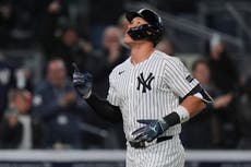 Judge corta sequía con jonrón decisivo y Yankees superan 4-3 a Reales para barrerlos