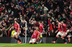 Man United logra remontada y vence 5-4 a Lyon para avanzar a semis de Liga Europa