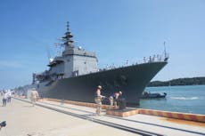 Camboya recibe buques de marina japonesa en base naval que EEUU sospecha es de uso chino