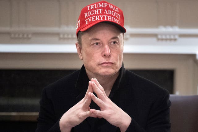 <p>Elon Musk observa durante una reunión del Gabinete de EE. UU. Un nuevo reporte revela que podría dejar pronto su cargo en el Gobierno debido a las constantes críticas </p>
