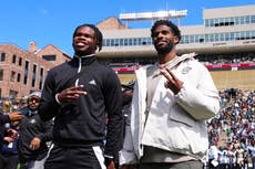 Sanders lamenta críticas a su hijo Shedeur previo al draft NFL, pero dice que está 'listo para esto'