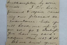 Subastan en casi 400.000 dólares carta escrita a bordo del Titanic