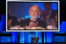 Francis Ford Coppola recibe el premio AFI a la trayectoria con homenajes de Spielberg, Lucas y más