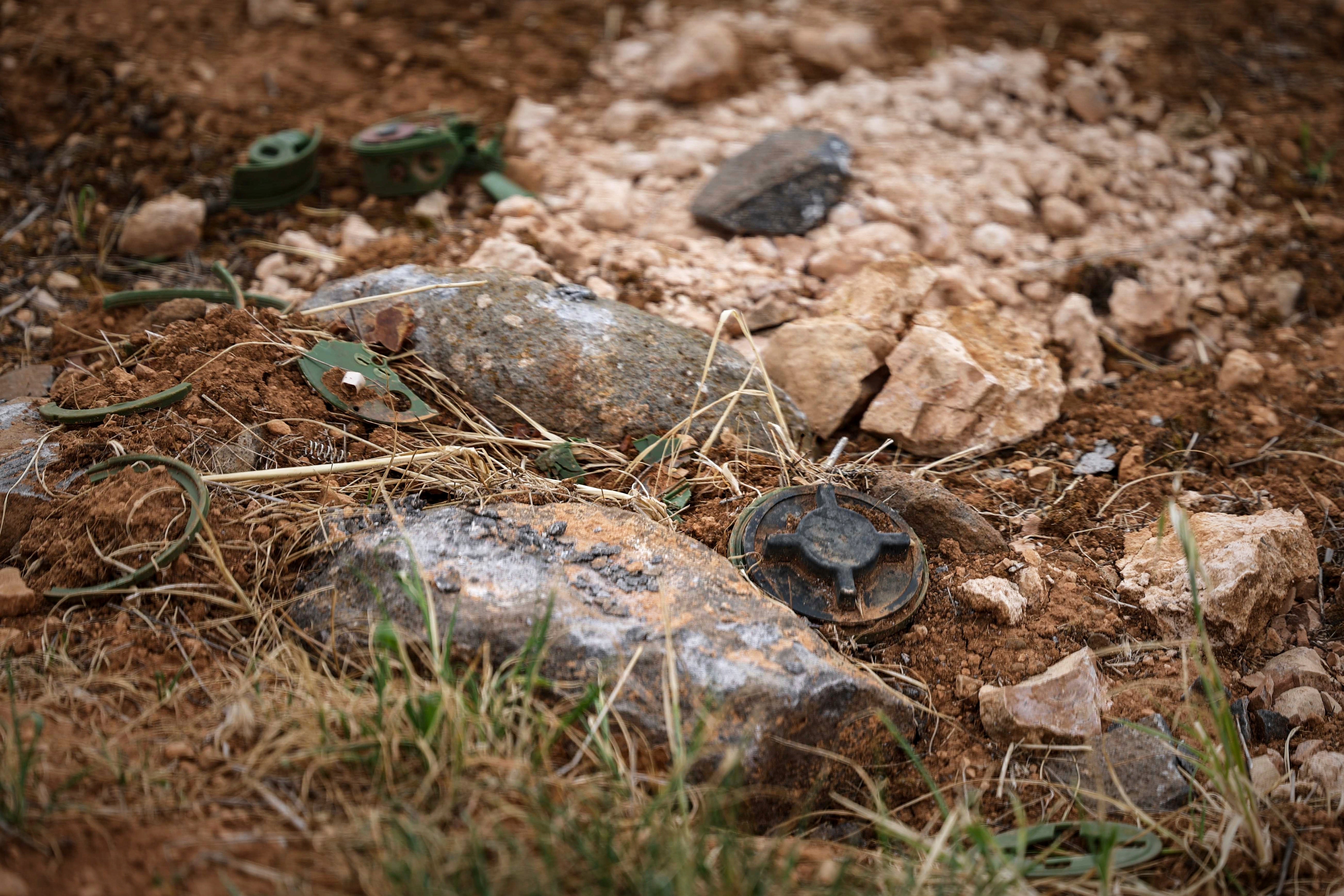 SIRIA-MINAS TERRESTRES