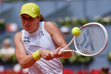 Swiatek se recupera de un 0-6 en el primer set y vence a Keys para avanzar a semis en Madrid