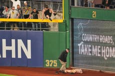 Hombre cae desde el muro Clemente en PNC Park durante juego de los Piratas
