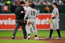 Orioles ganan 2 de 3 contra Yankees, al llevarse el último juego por 5-4 pese al jonrón de Judge