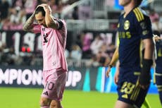 Whitecaps vencen 3-1 al Inter Miami y eliminan al equipo de Messi de Copa de Campeones de Concacaf