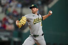 Jeffrey Springs lanza seis entradas sin carreras y ayuda a los Athletics a vencer 3-0 a los Rangers