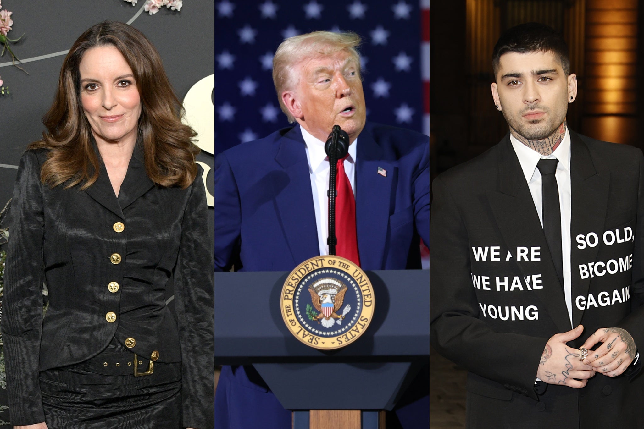 Donald Trump, Tina Fey y Zayn Malik figuran en la lista de famosos que se cree que están vetados de la Met Gala