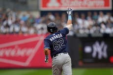 Aranda conecta HR y remolca 3 en victoria 7-5 de Rays sobre Yankees