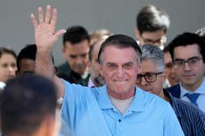 Expresidente brasileño Jair Bolsonaro sale del hospital tras recuperarse de una cirugía intestinal
