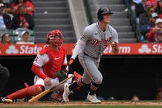 Sweeney y Carpenter conectan HR's y suman 11 impulsadas en paliza de Tigres 13-1 a Angelinos