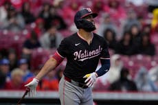 García conecta jonrón y los Nacionales derrotan 4-1 a los Rojos