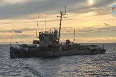 Fuerzas de EEUU y Filipinas cancelan maniobras tras hundimiento de objetivo de la II Guerra Mundial