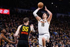 Nuggets vencen con tiro ganador de Gordon al Thunder para inicar la serie de semifinales en el Oeste