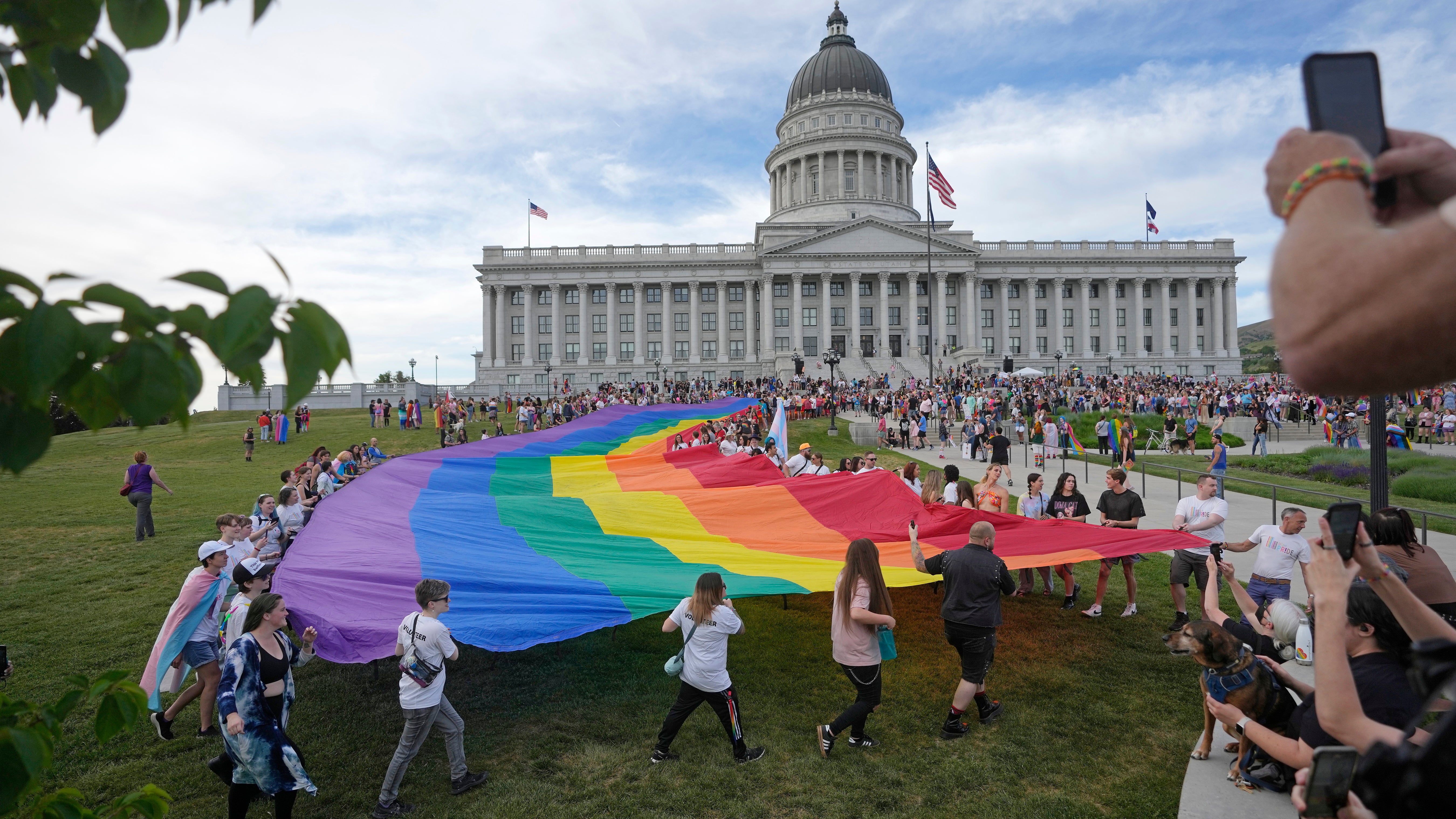 EEUU-ORGULLO GAY-BANDERAS
