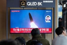 Surcorea dice que Norcorea ha lanzado varios misiles hacia sus aguas orientales