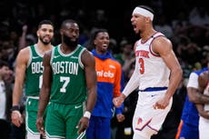 Los Knicks toman ventaja de 2-0 sobre los Celtics tras remontar 20 puntos y ganar 91-90