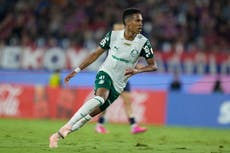 Estevao guía a Palmeiras a triunfo 2-0 ante Cerro Porteño y a octavos de final en Libertadores