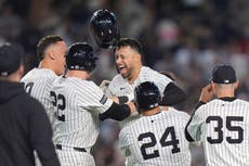 Yankees superan a Padres por 4-3 en 10 innings tras romper juego sin hit de Cease en la 7ª