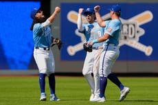 Reales blanquean 10-0 a Medias Blancas y completan la barrida de 4 juegos