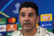 Míchel Sánchez, técnico de Girona, hospitalizado por un problema médico no revelado