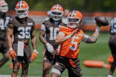 Shedeur Sanders se estrena en el campo mientras los Browns inician su minicampamento de novatos