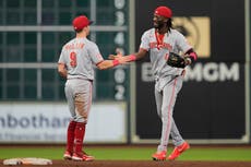 Rojos anotan 10 carreras en la 1ra entrada en victoria 13-9 sobre Astros