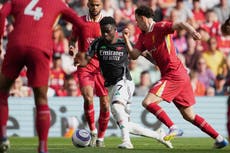 Arsenal saca empate ante el Liverpool y tendrá que pelear por estar en la próxima Champions