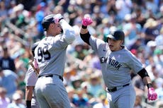 Aaron Judge eleva su promedio a .409 con cuatro hits y Yankees derrotan 12-2 a Atléticos