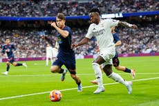 Real Madrid: Vinicius Júnior sufrió un esguince de tobillo en el clásico