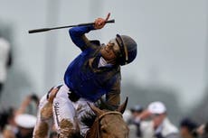 Junior Alvarado busca apelar multa y suspensión por uso excesivo del látigo en Derby de Kentucky