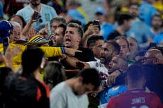 TAS rechaza apelación de uruguayos tras pelea con hinchas en Copa América en EEUU