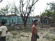 Myanmar realiza funerales de casi 22 fallecidos en escuela tras supuesto bombardeo militar