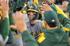 Jacob Wilson batea de 5-4 con 2 jonrones de 2 carreras y Atléticos aplastan 11-1 a Dodgers