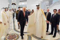 En Oriente Medio, Trump admira la riqueza de sus anfitriones árabes