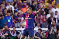 La brillante temporada de Raphinha, clave para el Barcelona que acaricia el título de España