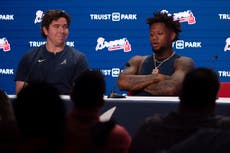 Velocidad de la recta de Strider baja ligeramente en juego simulado; Acuña se rehabilita en Gwinnett