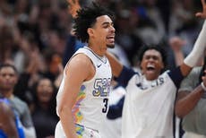 Enfermo, Jamal Murray anota 25 puntos y Nuggets derrotan 119-107 a Thunder para forzar 7mo duelo