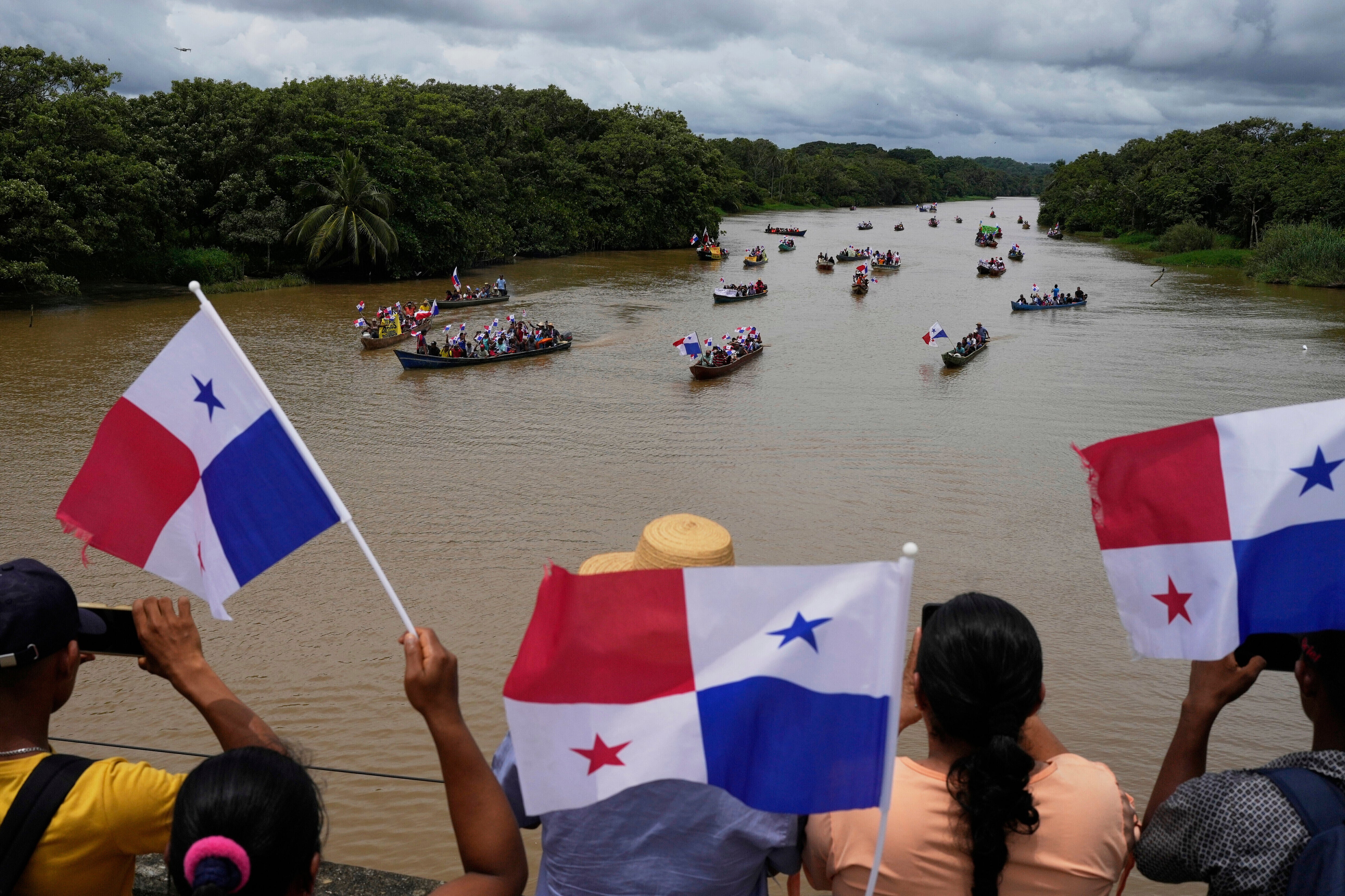 PANAMÁ-CANAL-PROTESTA EMBALSE