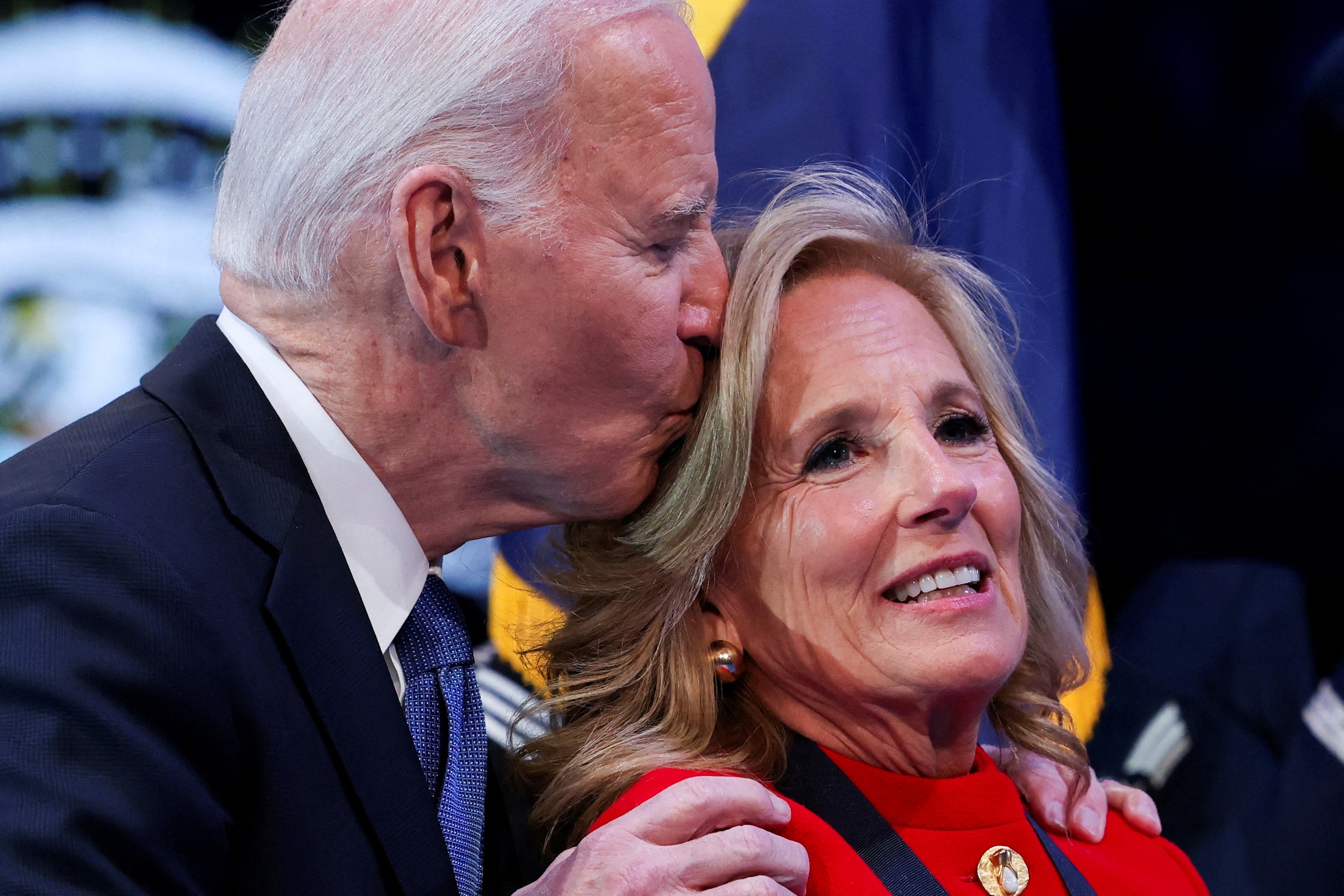La antigua primera dama Jill Biden, en la foto con el expresidente Joe Biden, estuvo casada con Bill Stevenson entre 1970 y 1975