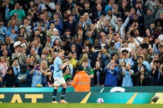 Man City acaricia la Champions en adiós de Kevin De Bruyne