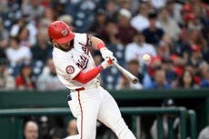Novato Crews conecta jonrón decisivo antes de salir del juego; Nacionales se imponen 5-3 a Bravos