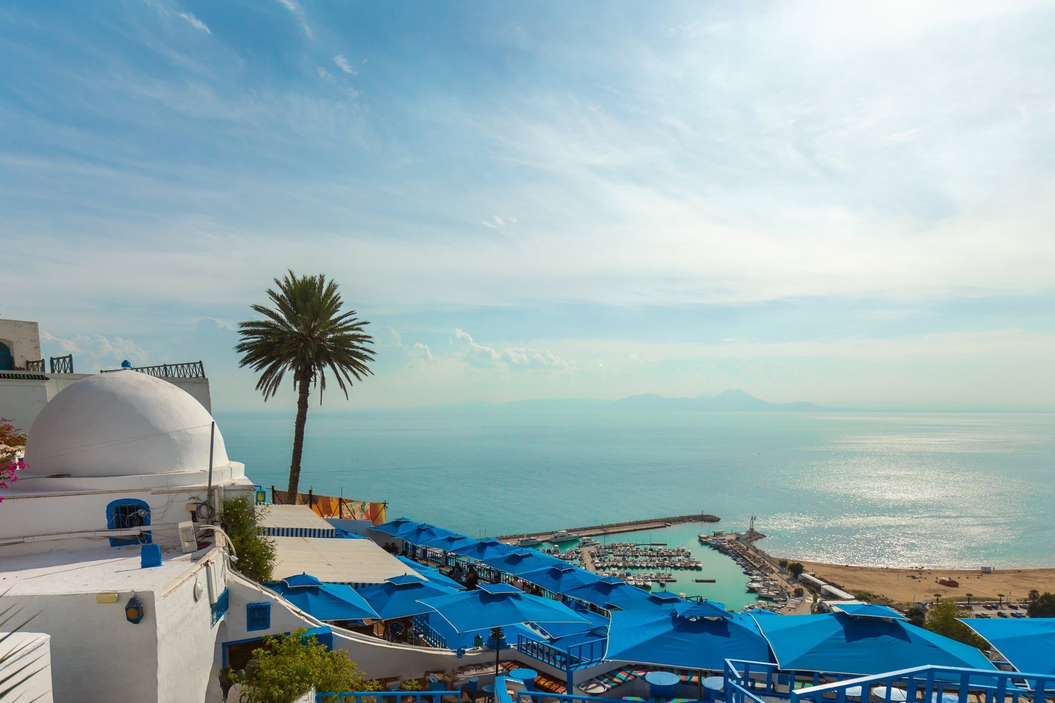 Sidi Bou Said, en el norte de Túnez