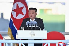 El segundo destructor de Corea del Norte sufre daños en su ceremonia de botadura