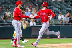 O'Hoppe conecta 2 de los 4 jonrones de Angelinos, que hilan 6ta victoria, 10-5 sobre Atléticos