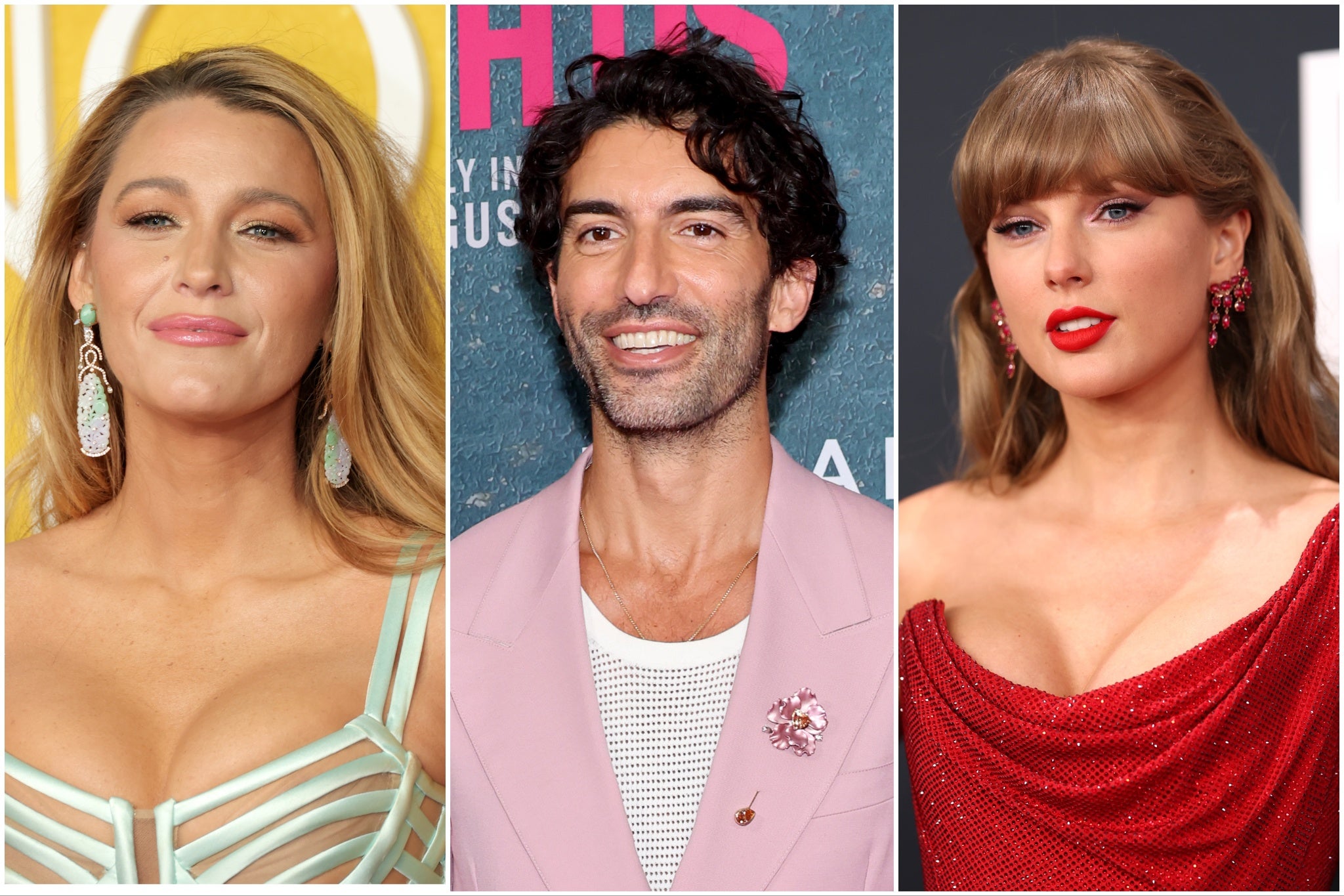 Blake Lively (izquierda) está inmersa en una batalla legal con Justin Baldoni
